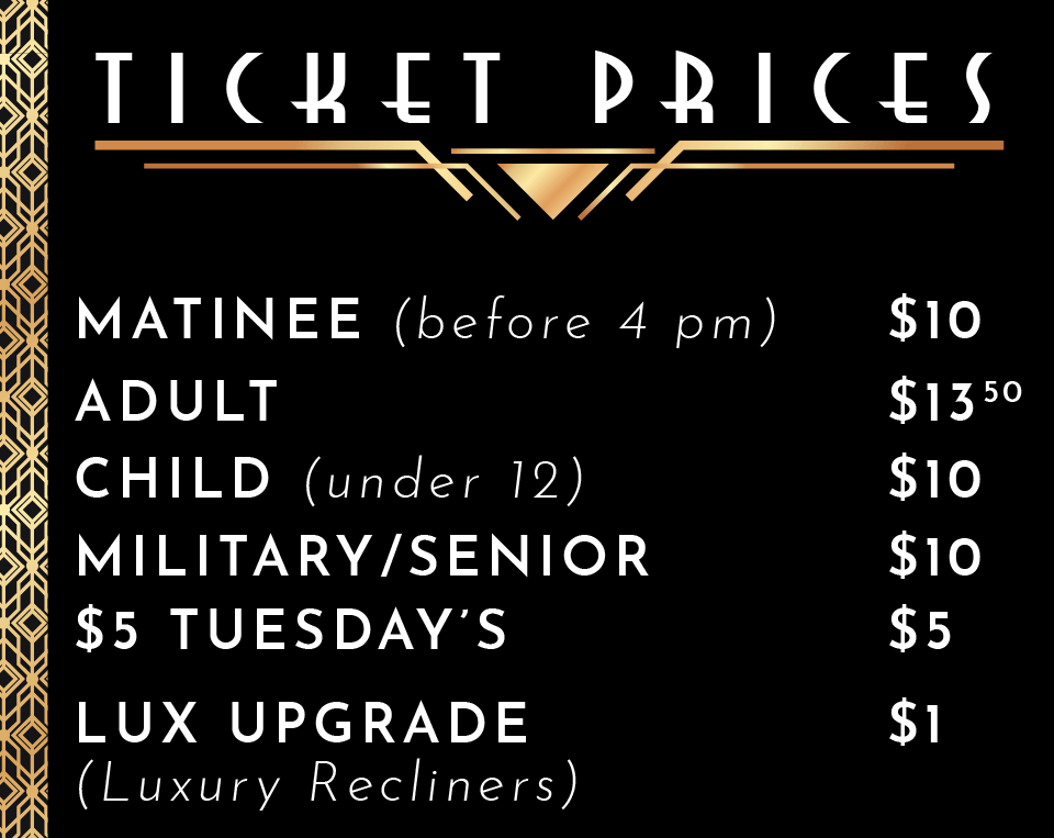 AlamedaTheatre Movie Prices